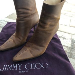 Jimmy Choo heel boots